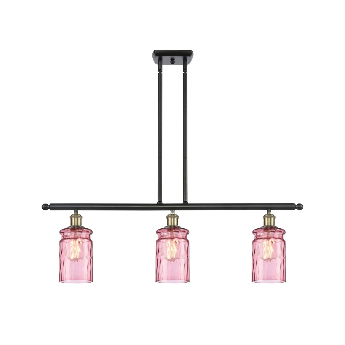 Black Antique Brass 3 Light Island Light M100366
