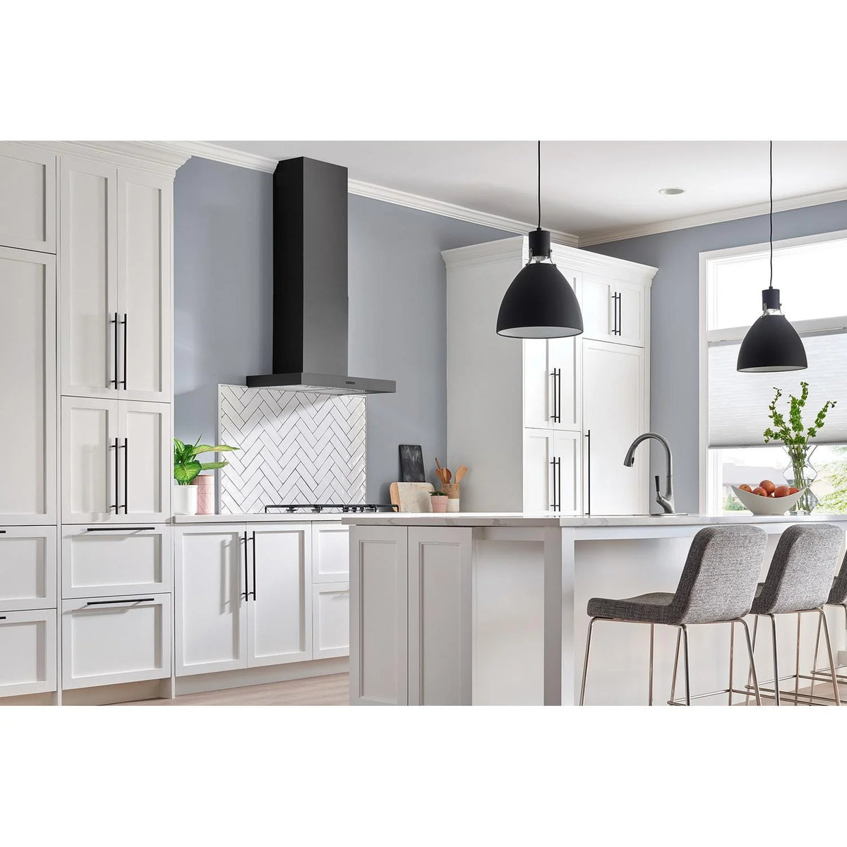 30 inch Stainless Wall Mount Chimney Range Hood N377370