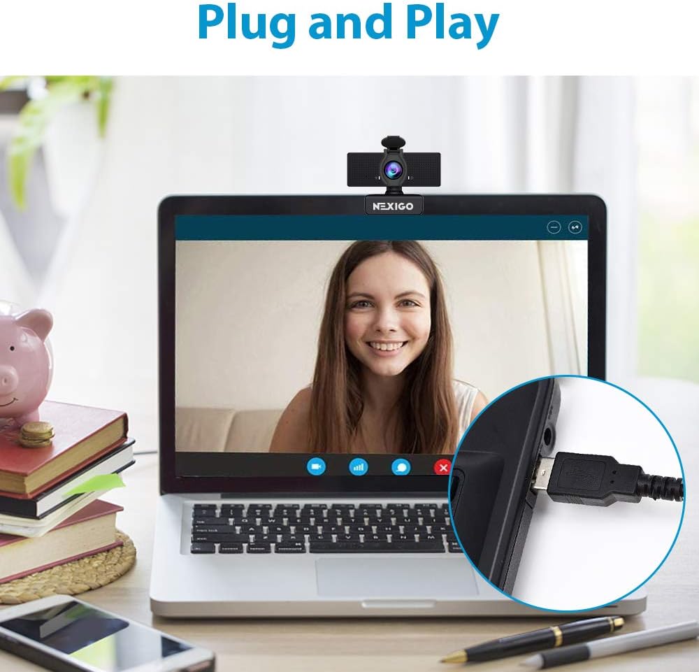 2 Pack 1080P Web Camera with Microphone and Privacy Cover X223