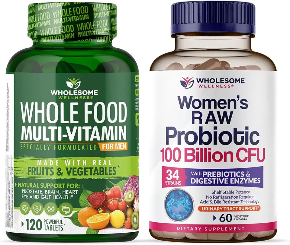 Men Multivitamin and Women Probiotics 100 Billion CFUs A2188