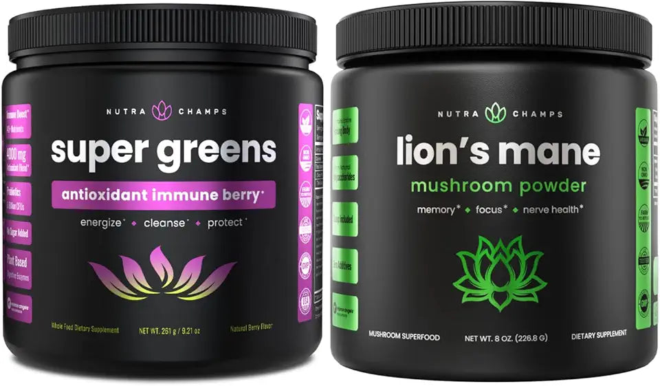 Super Greens Antioxidant & Lion's Mane Powder F4457