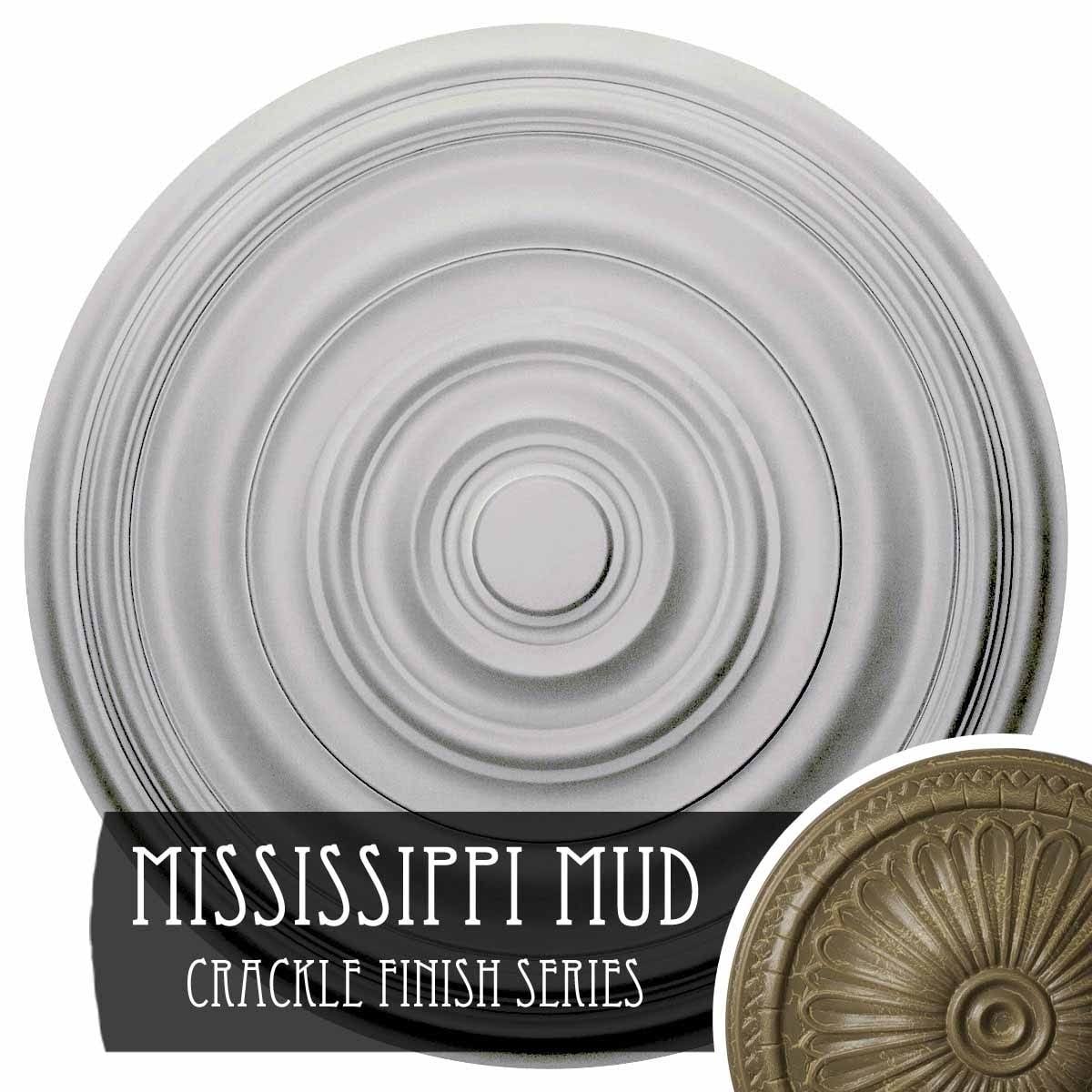 29 1/8x22OD x 1 1/2x22P Smooth Ceiling Medallion G921