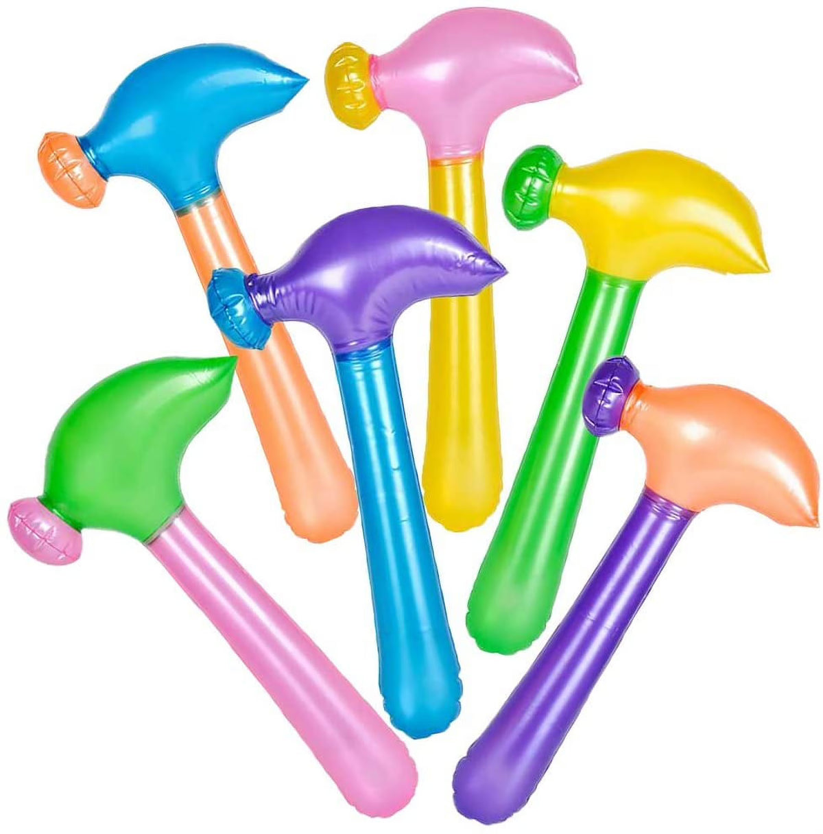 Neon Hammer Inflatable Toys, Set of 12 K12733