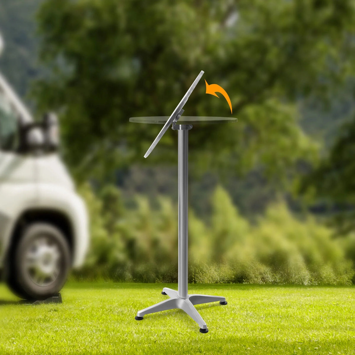 Bar Height Folding Metal Dining Table M206830