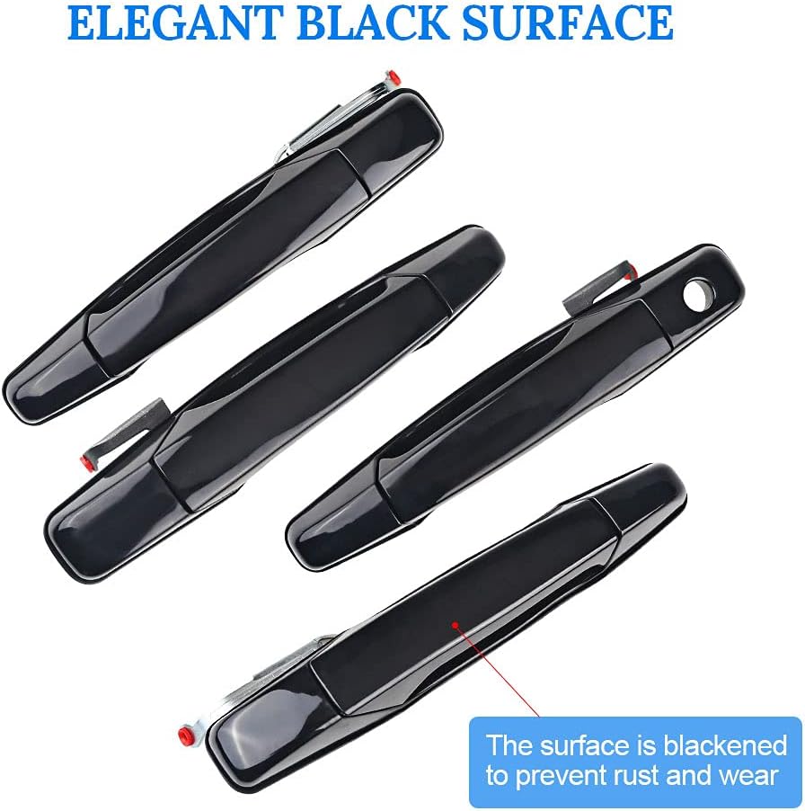 4Pcs Exterior Door Handle for Pickup SUV 2007-2013 C313403