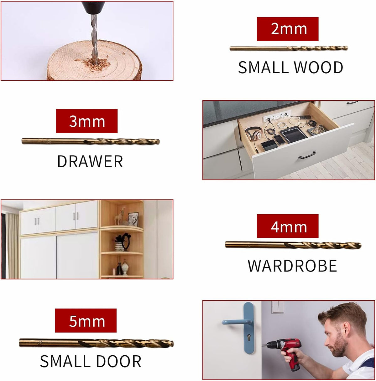 14-Piece Aluminum Alloy Cabinet Handle Template Jig Tool N37084