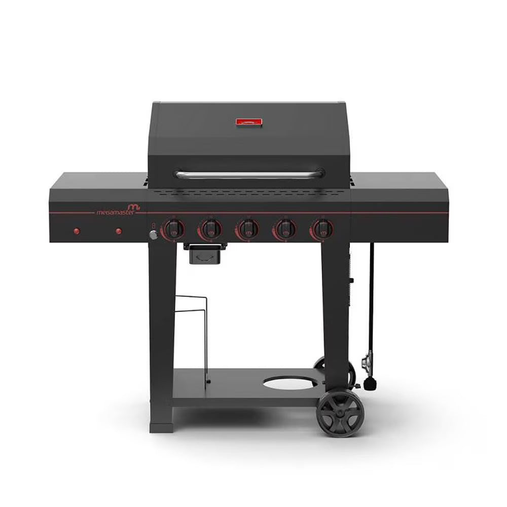 5 Burner Propane Gas Grill with Open Cart O432