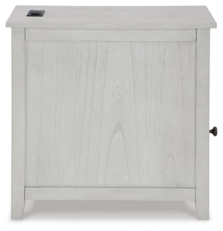 Antique White Chairside End Table N70949