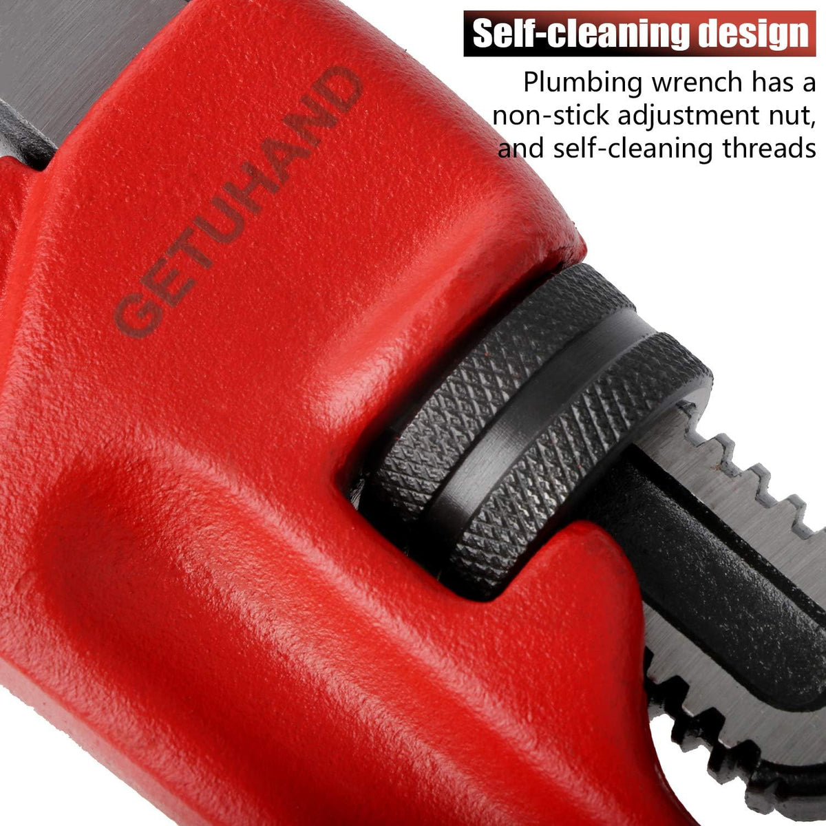 14-1/2-inch Heavy Duty Straight Pipe Wrench, Pack of 2 J722