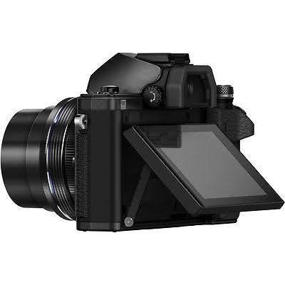 Black Digital Camera with 14-42mm and 40-150mm Lenses W85589