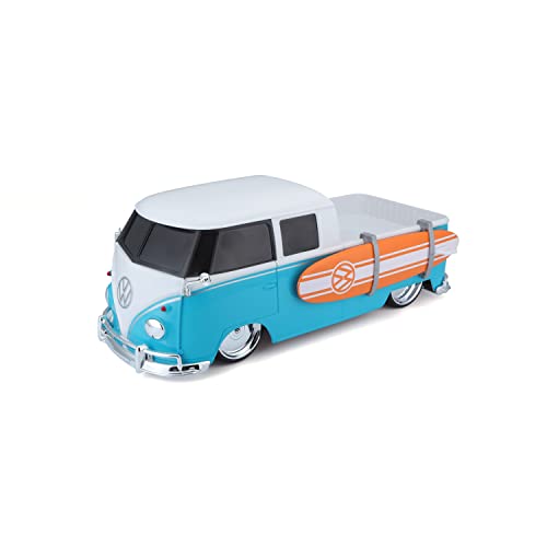 1:16 Scale 2.4 GHz R/C Pick-up with Surfboard, Blue with White P231344